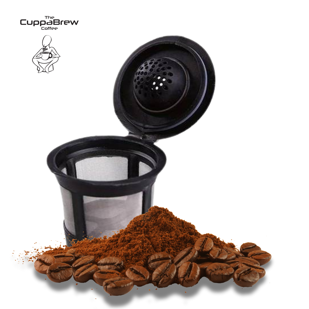 CuppaBrew Premium (Roasted Beans) with Reusable Pod